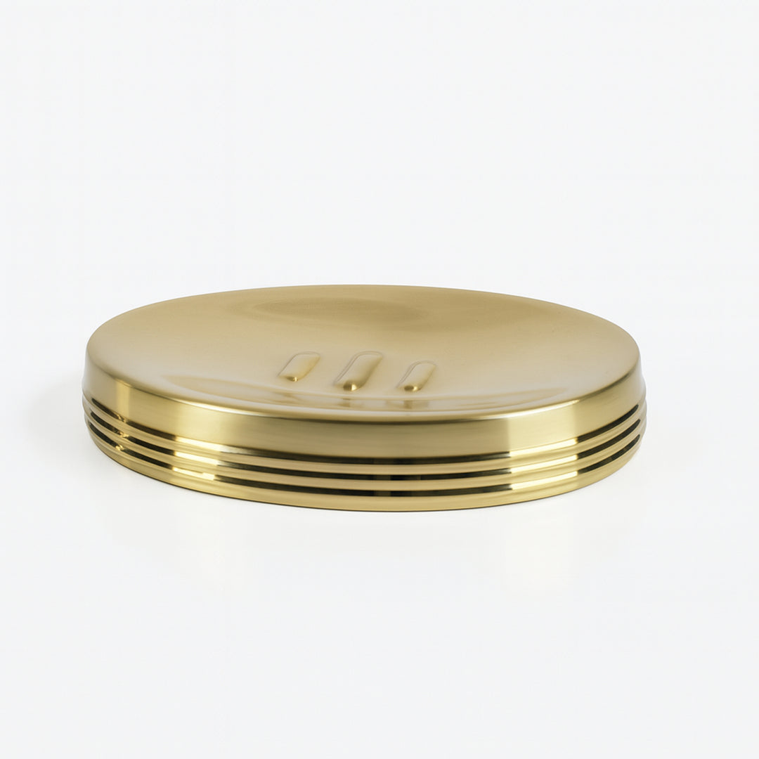 Soap Dish for Bathroom Counter,Shower & Kitchen | Gold Finish