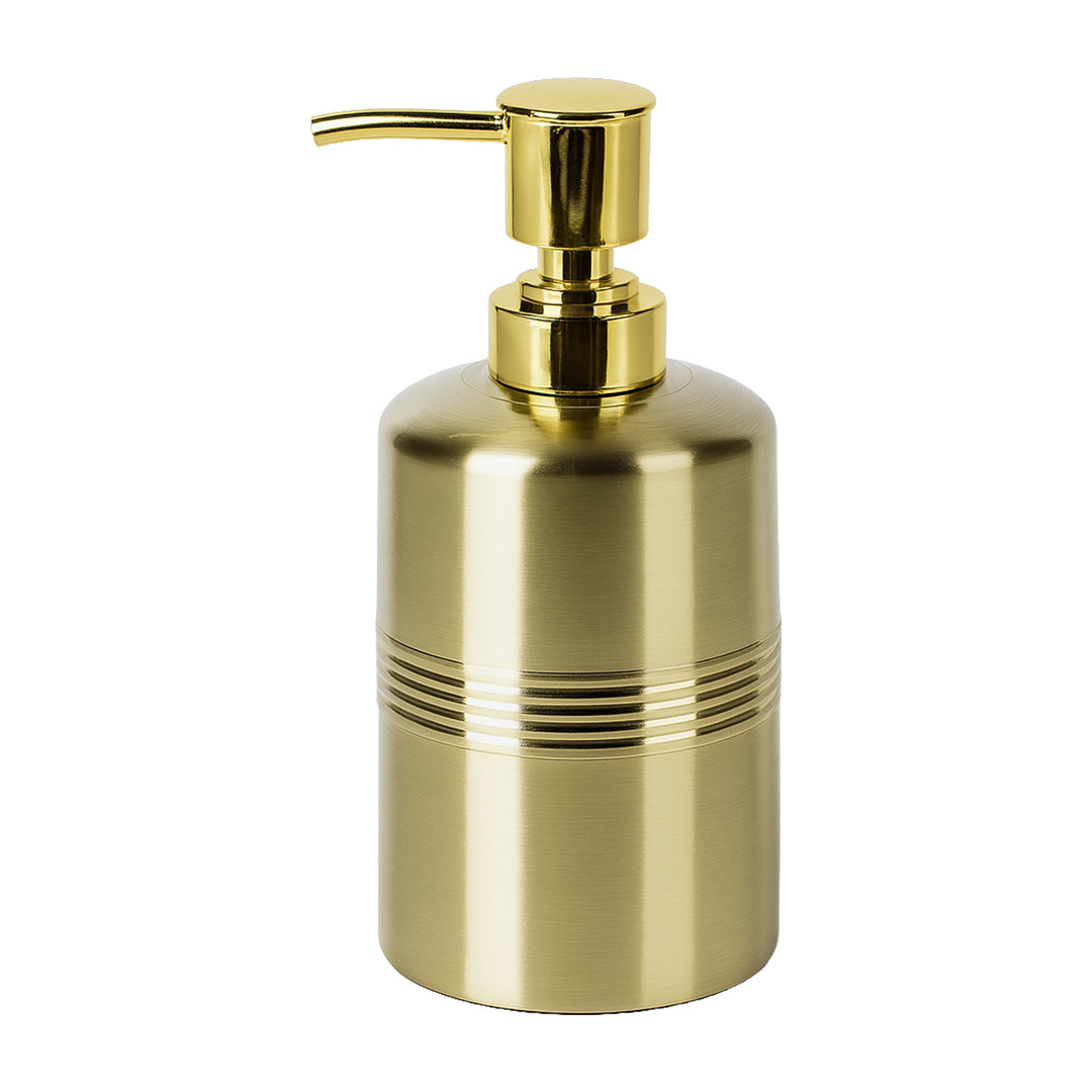 Liquid Soap Dispenser Pump Bottle | Bathroom Vanity & Kitchen Sink,Holds Soap,Lotion & Sanitizer | Gold