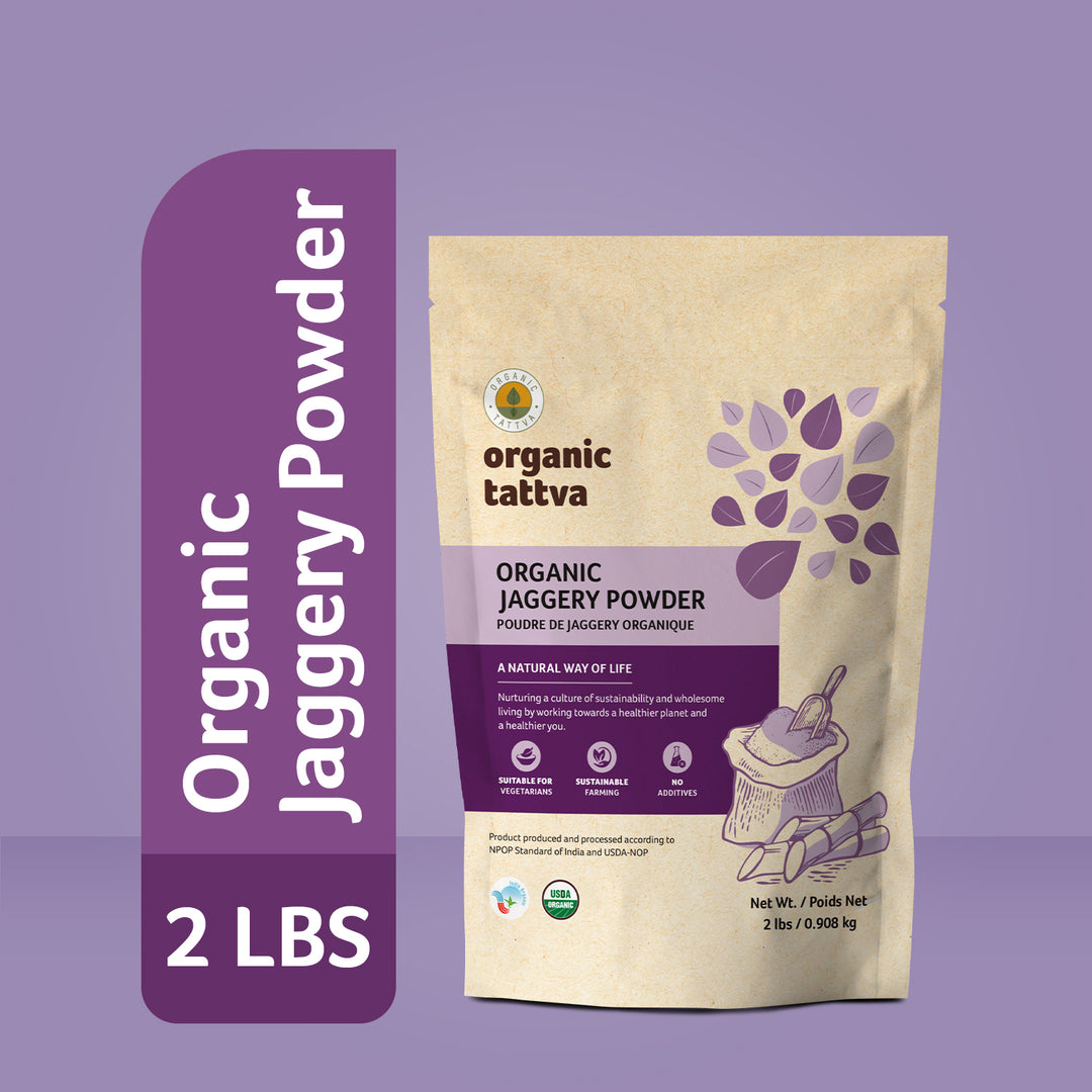 Organic Jaggery Powder 2 lbs Pack of 10