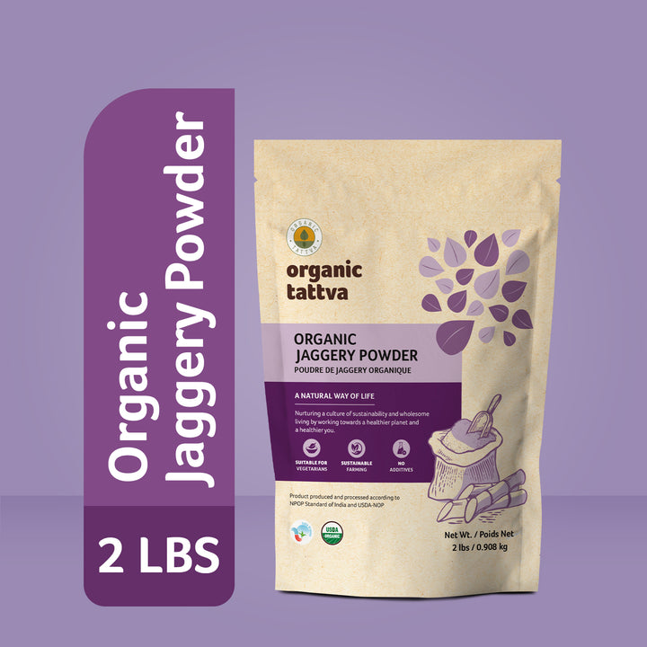 Organic Jaggery Powder 2 lbs Pack of 10