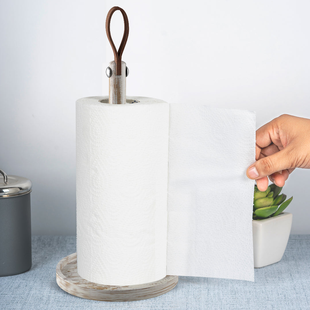 Wooden Kitchen Paper Towel Holder | 12.2"