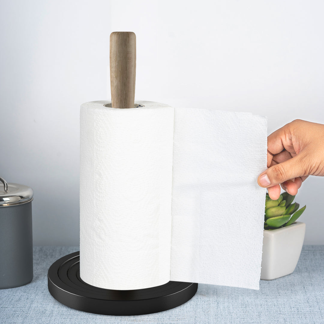 Wooden Kitchen Paper Towel Holder