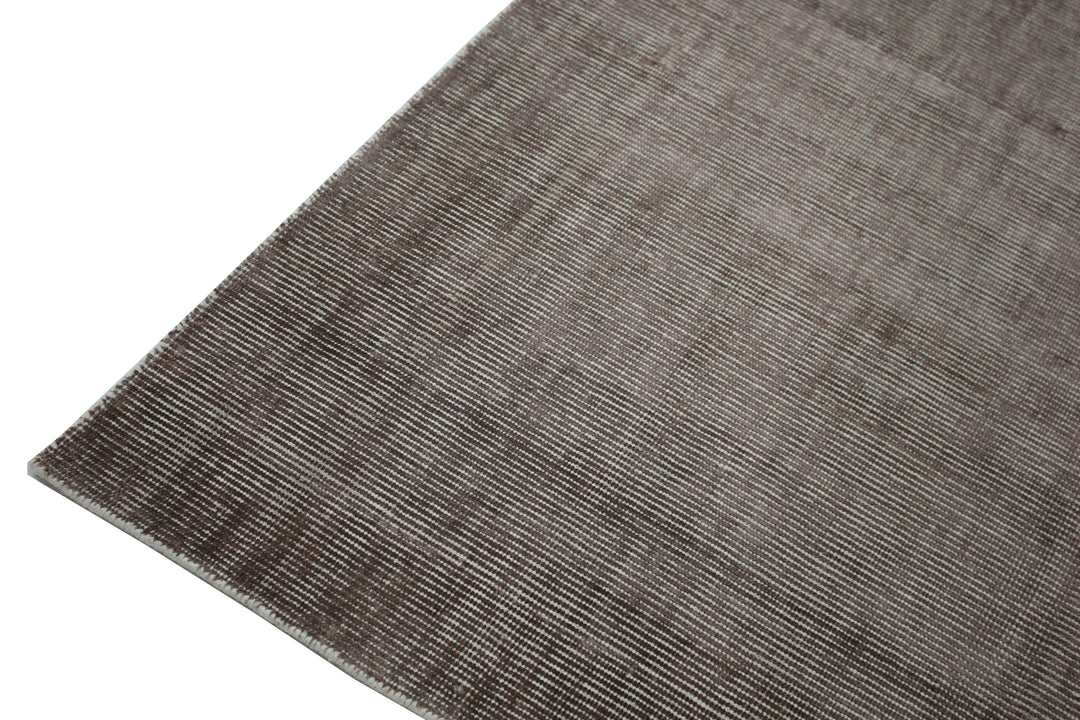 Area Rug | Brown Wool & Bamboo Silk Handloom Rug| Vintage Rug