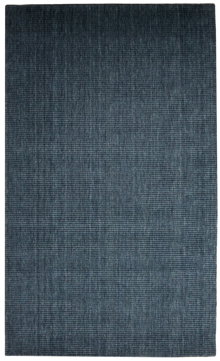 Area Rug | Dark Teal 100% Wool Handloom Rug