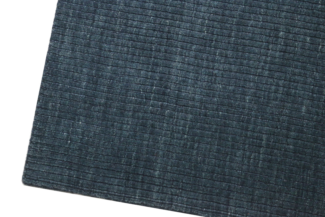 Area Rug | Dark Teal 100% Wool Handloom Rug