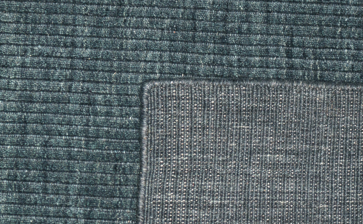 Area Rug | Dark Teal 100% Wool Handloom Rug