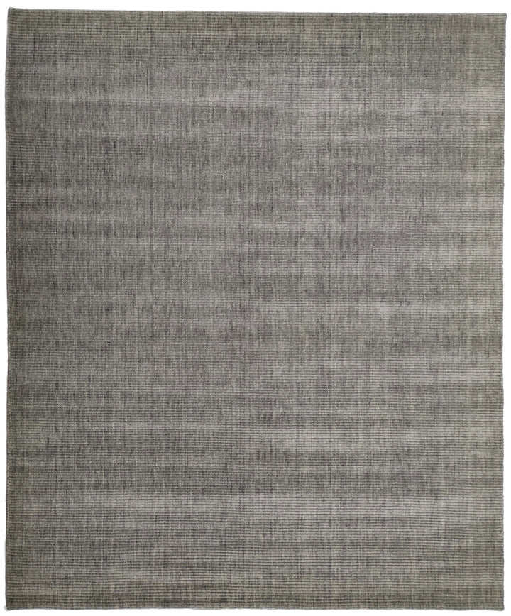 Area Rug | Dark Grey 100% Wool Handloom Rug