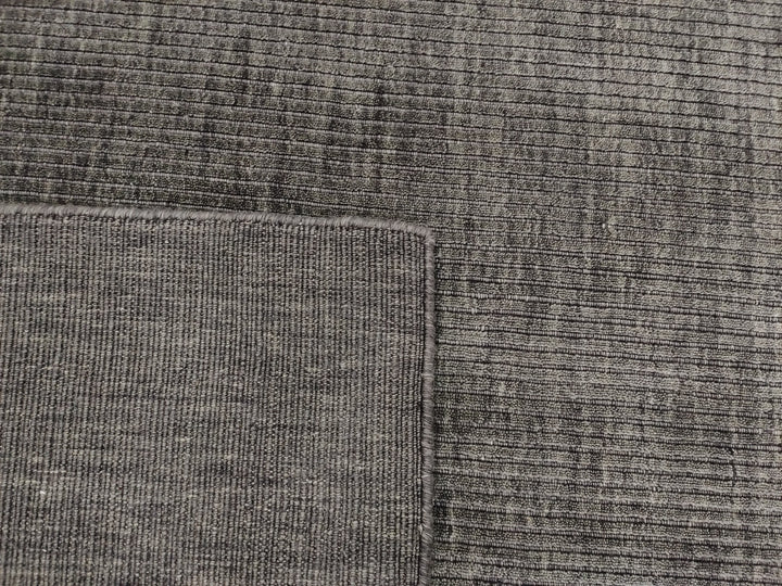 Area Rug | Dark Grey 100% Wool Handloom Rug