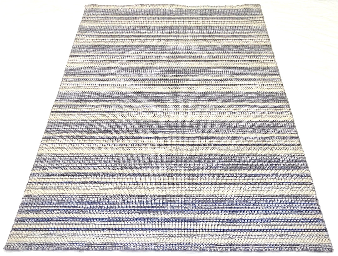 Area Rug | Blue 100% Wool Handloom Rug