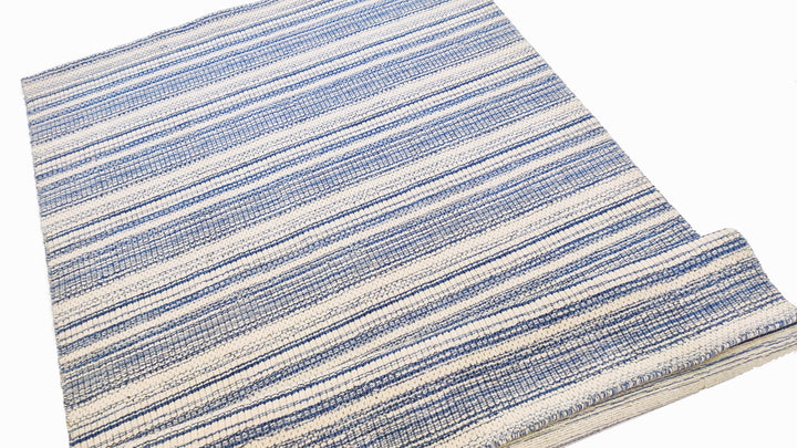 Area Rug | Blue 100% Wool Handloom Rug