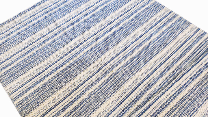 Area Rug | Blue 100% Wool Handloom Rug