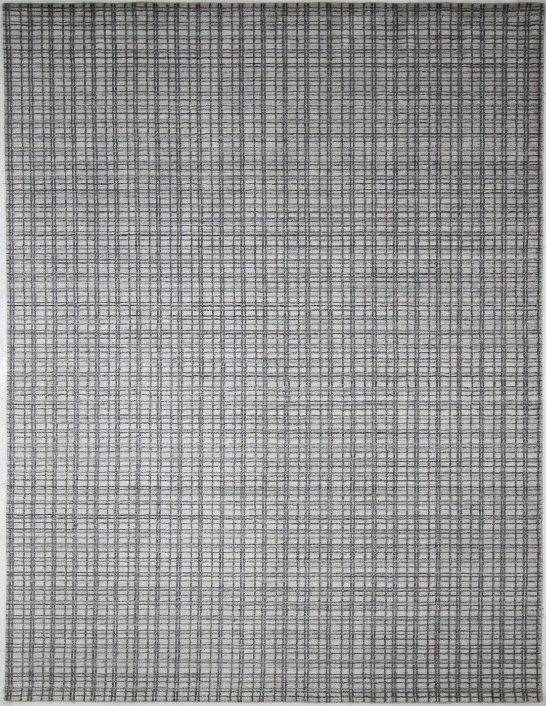 Area Rug | Grey Wool & Bamboo Silk Handloom Rug