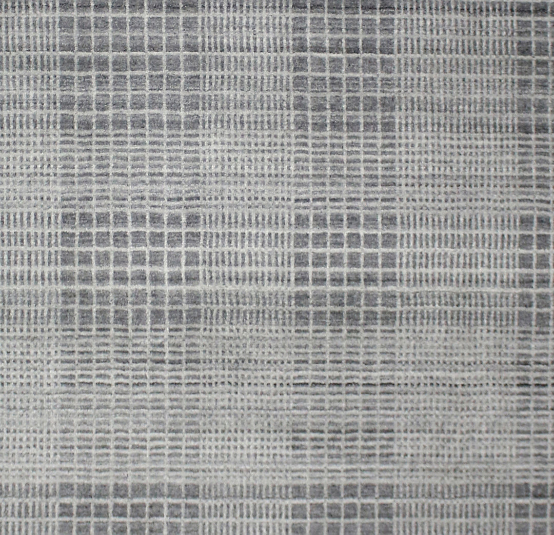 Area Rug | Lt. Grey  Wool & Bamboo Silk Handloom Rug