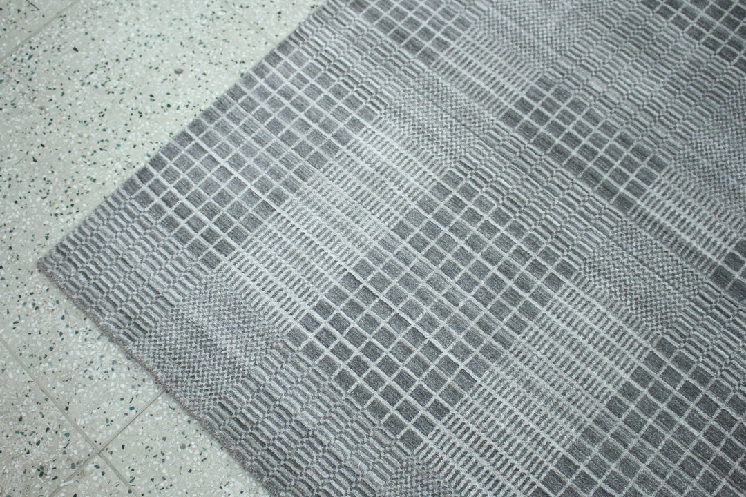 Area Rug | Moose  Wool & Bamboo Silk Handloom Rug