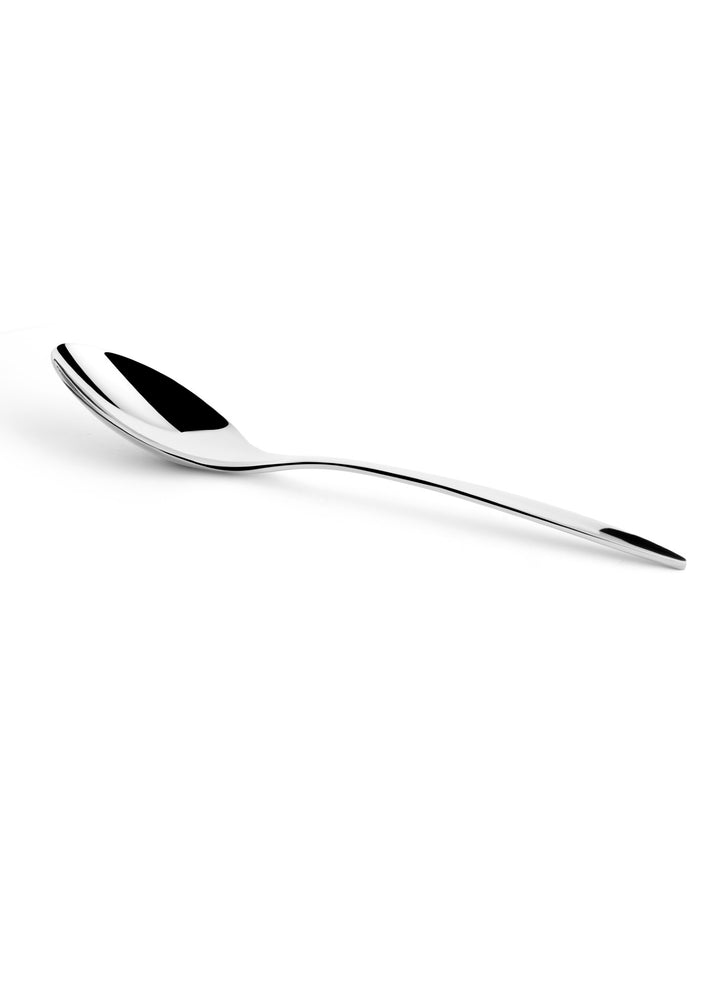 Stainless Steel Dessert Spoon Set | 7.3", Silver, 12 Pcs