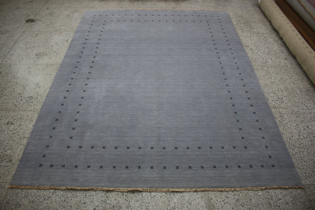 Area Rug | Grey 100% Wool Handloom Rug