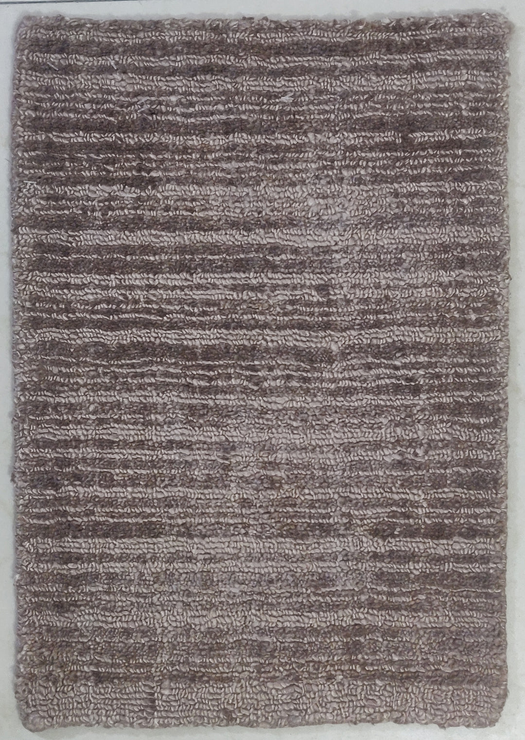 Area Rug | Brown Wool & Bamboo Silk Handloom Rug
