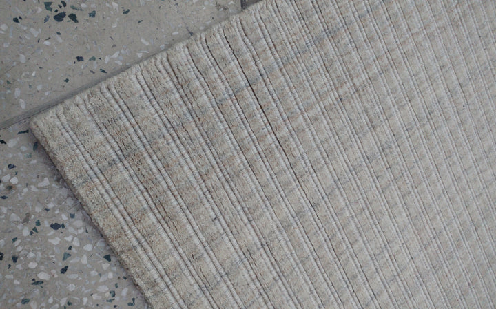 Area Rug | Natural Wool & Bamboo Silk Handloom Rug