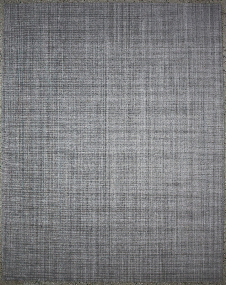 Area Rug | Dark Beige Wool & Bamboo Silk Handloom Rug
