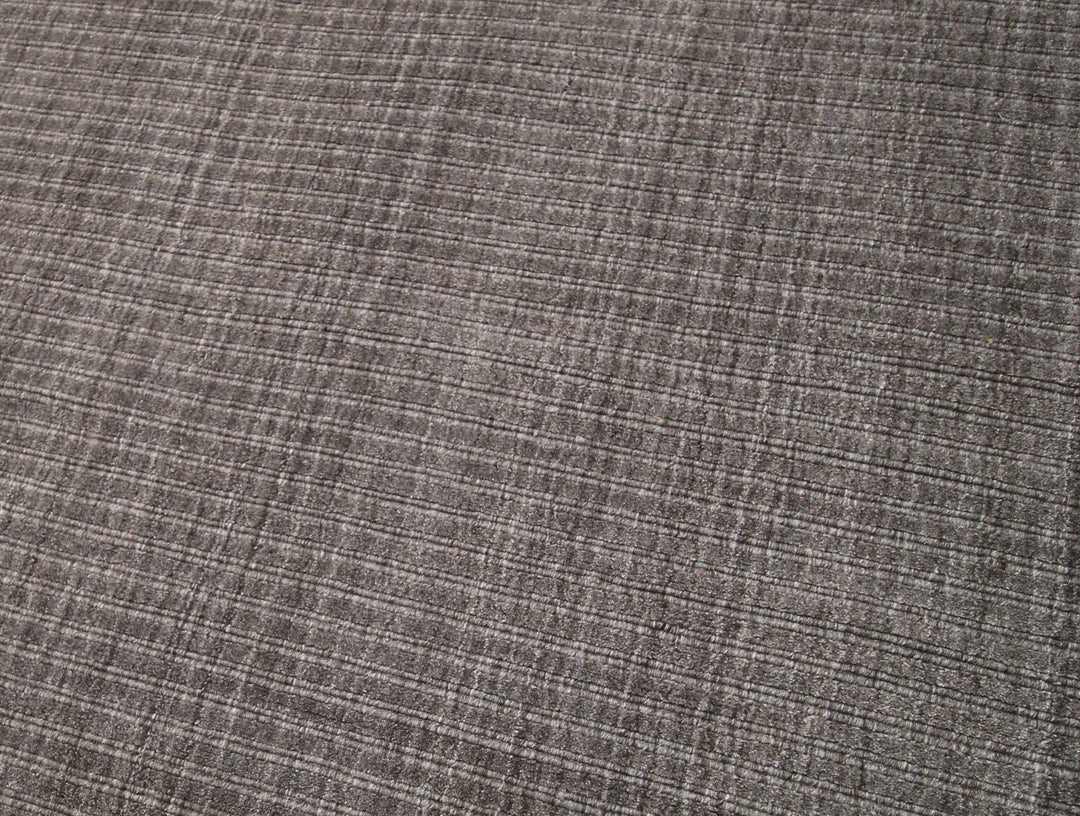 Area Rug | Wool & Bamboo Silk Handloom Rug | Brown