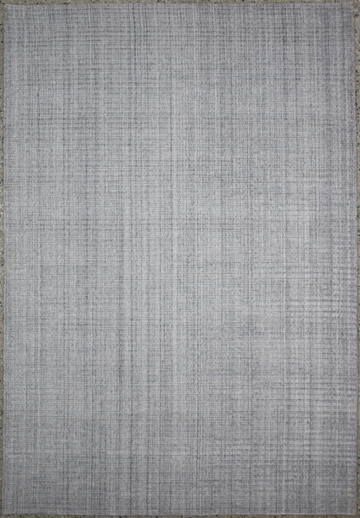Area Rug | Light Grey Handloom Wool & Silk Runner Rug
