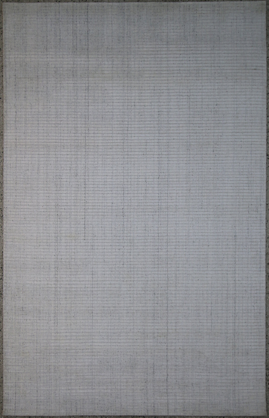 Area Rug | Beige Handloom Wool & Silk Runner Rug
