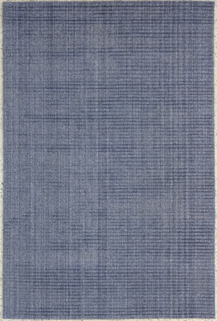 Area Rug | Navy Wool & Bamboo Silk Handloom Rug