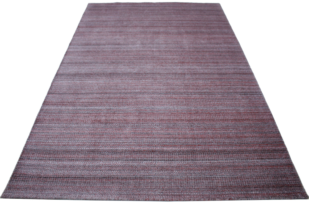 Area Rug | Red Wool & Bamboo Silk Handloom Rug