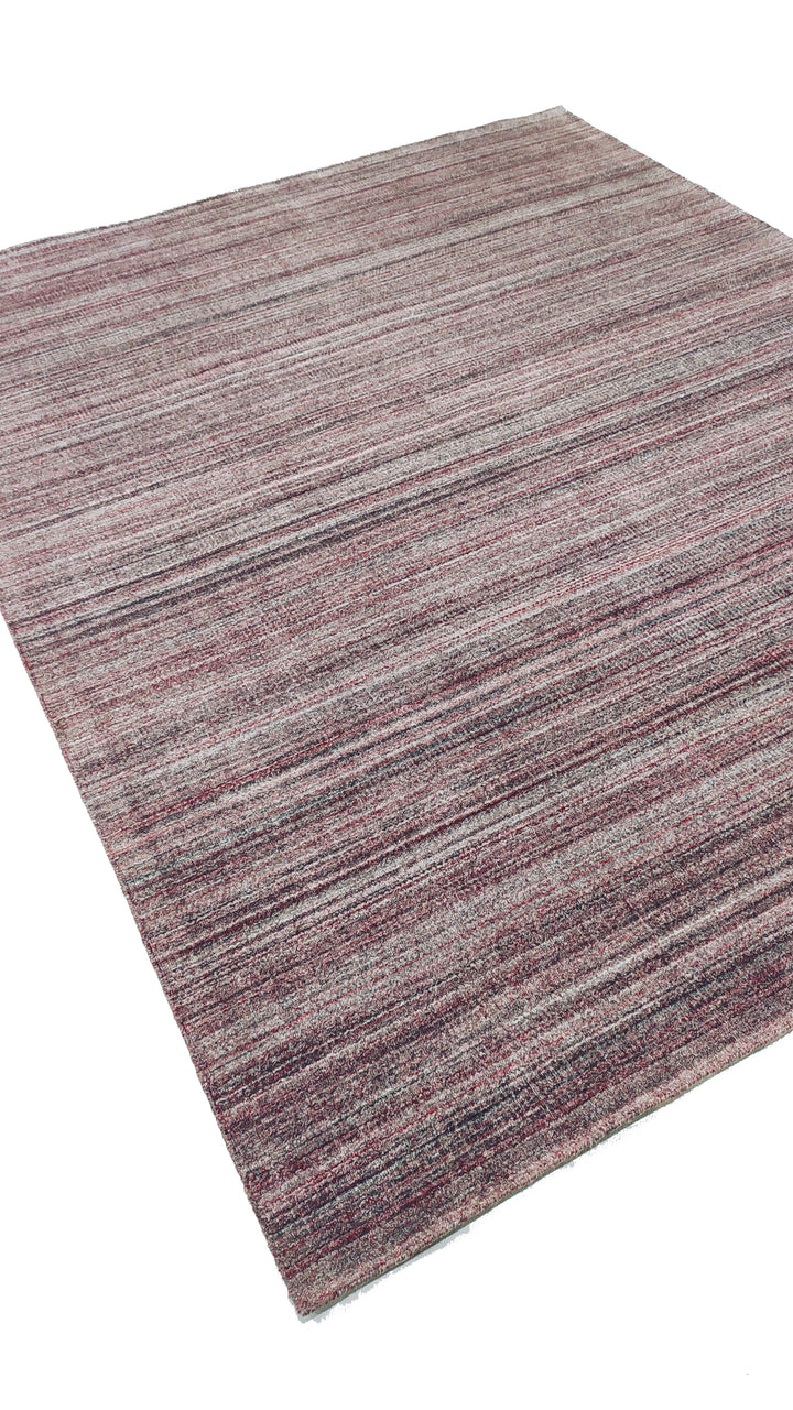 Area Rug | Red Wool & Bamboo Silk Handloom Rug