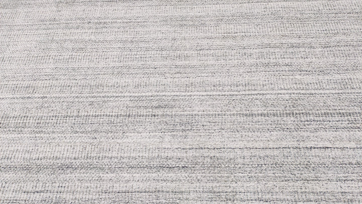 Area Rug | Silver Wool & Bamboo Silk Handloom Rug