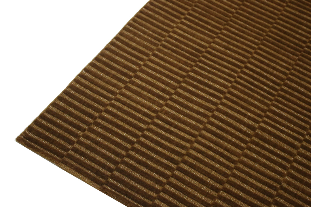 Area Rug | Brown 100% Wool Handloom Rug