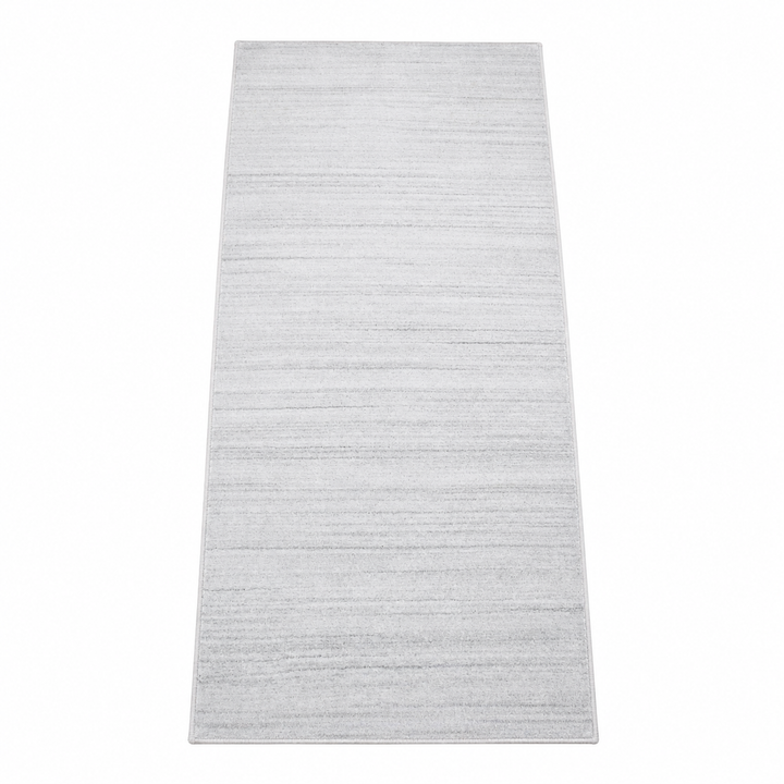 Area Rug | Ivory Handloom Wool & Silk Runner Rug