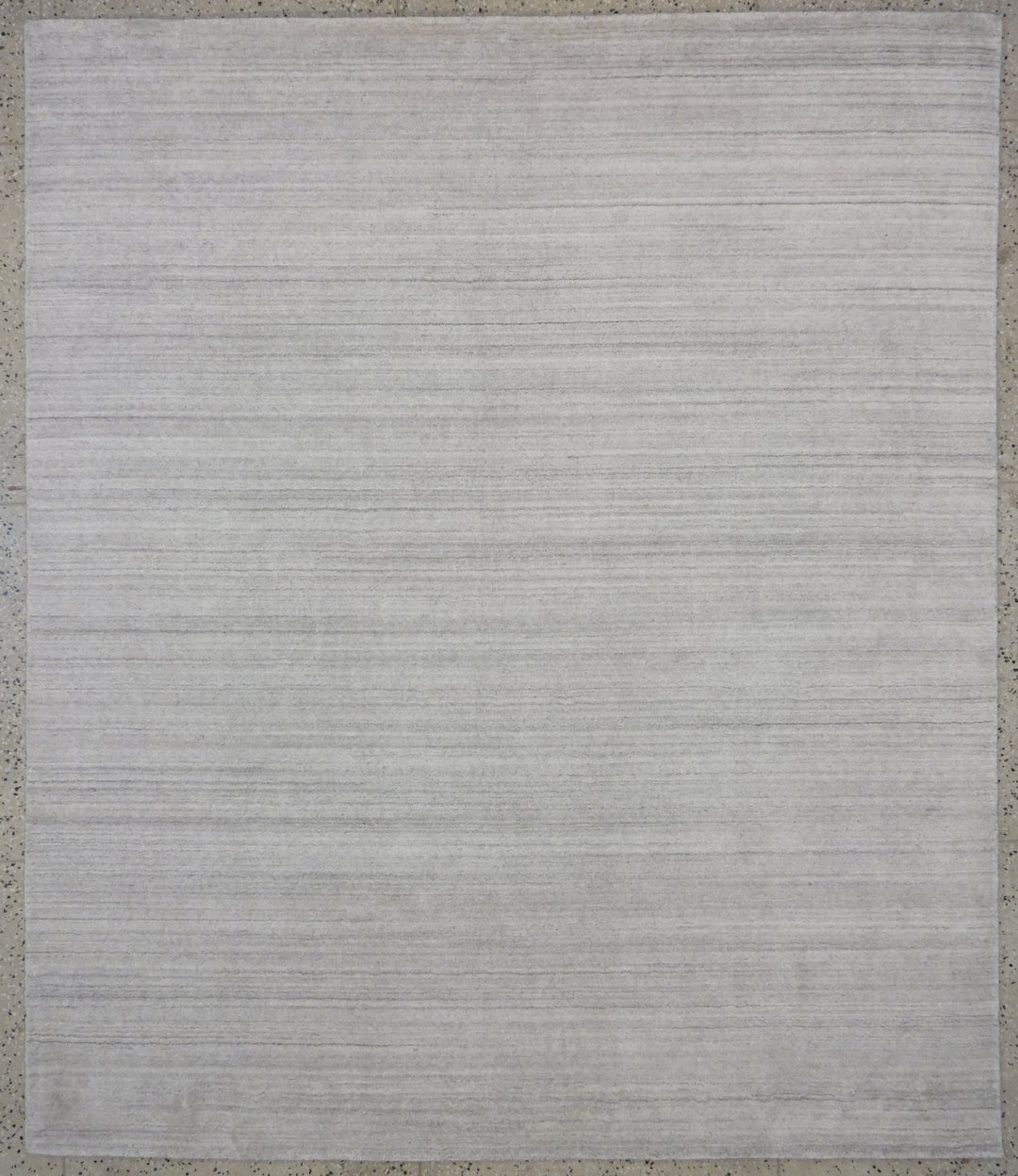 Area Rug | Ivory Handloom Wool & Silk Runner Rug