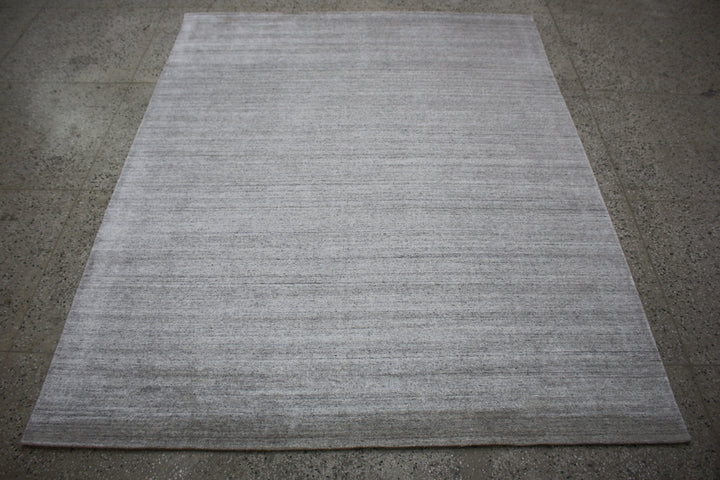 Area Rug | Handloom Wool & Silk Runner Rug | Beige