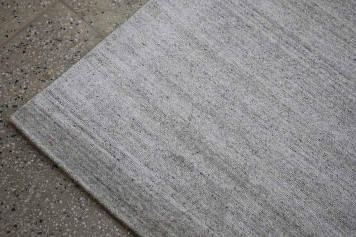 Area Rug | Handloom Wool & Silk Runner Rug | Beige