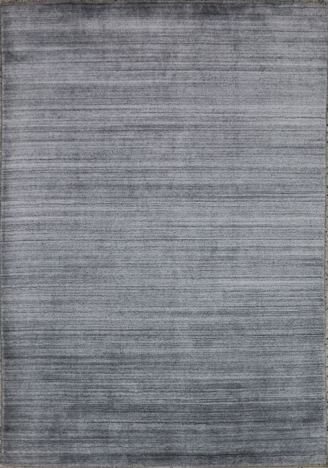 Area Rug | Silver Wool & Bamboo Silk Handloom Rug | 9mm
