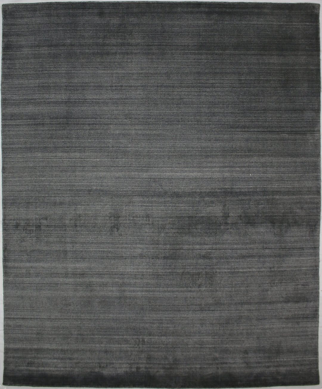 Area Rug | Charcoal Wool & Bamboo Silk Handloom Rug
