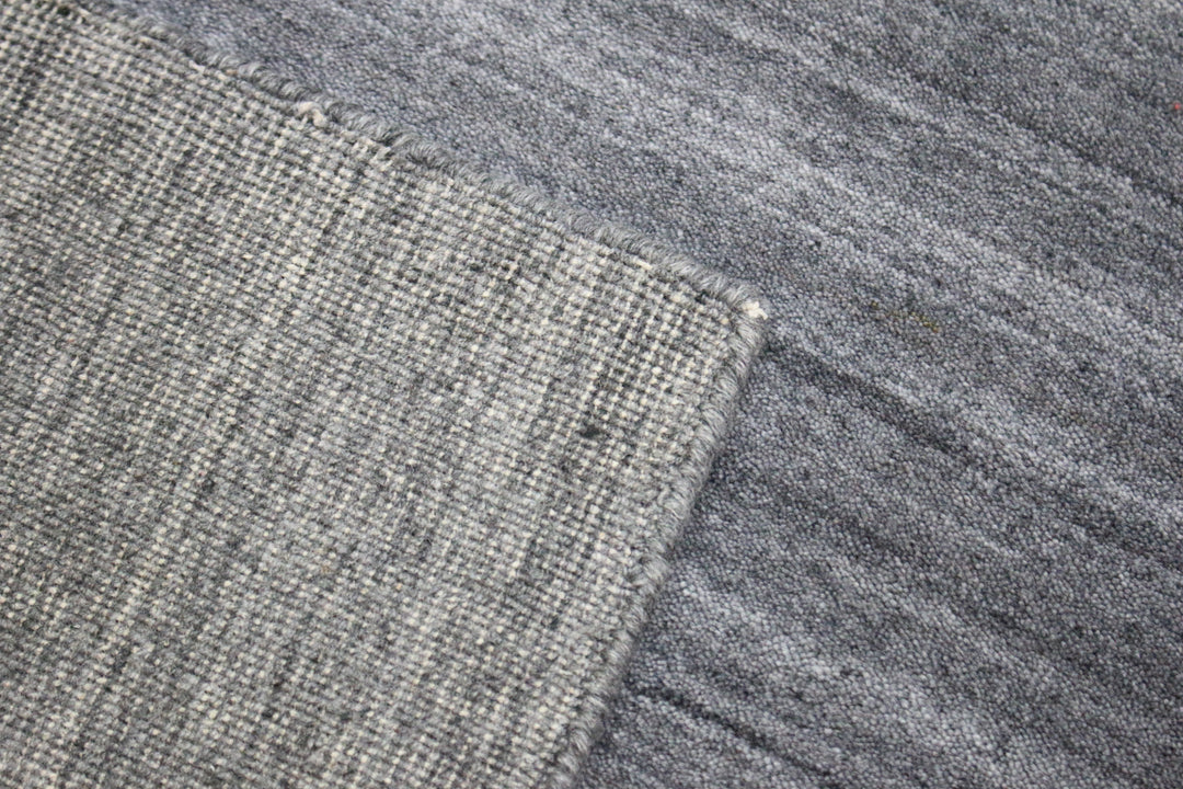 Area Rug | Charcoal Wool & Bamboo Silk Handloom Rug