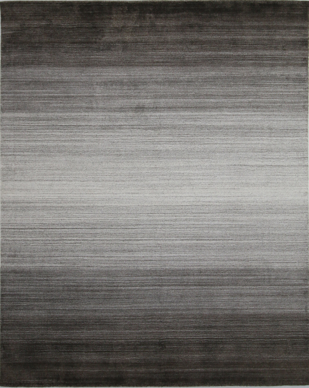 Area Rug | Wool & Bamboo Silk Handloom Rug, Brown