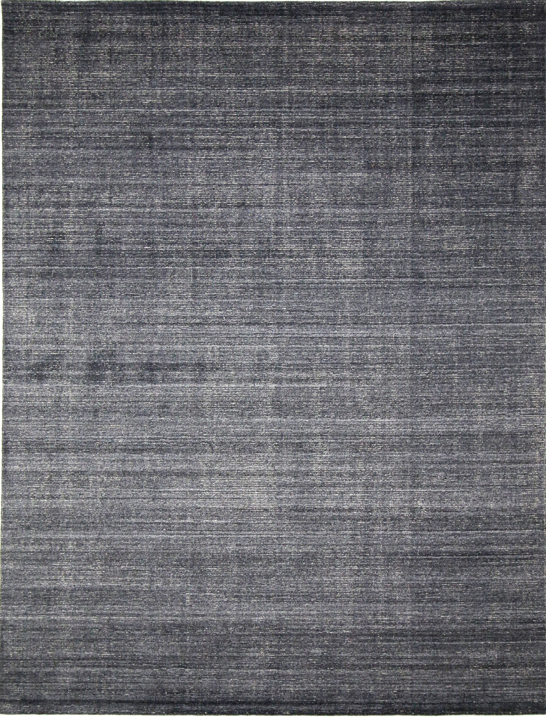 Area Rug | Charcoal Wool & Bamboo Silk Handloom Rug | 7mm