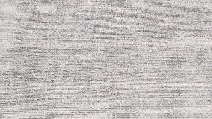 Area Rug | Silver Wool & Bamboo Silk Handloom Rug | 7mm