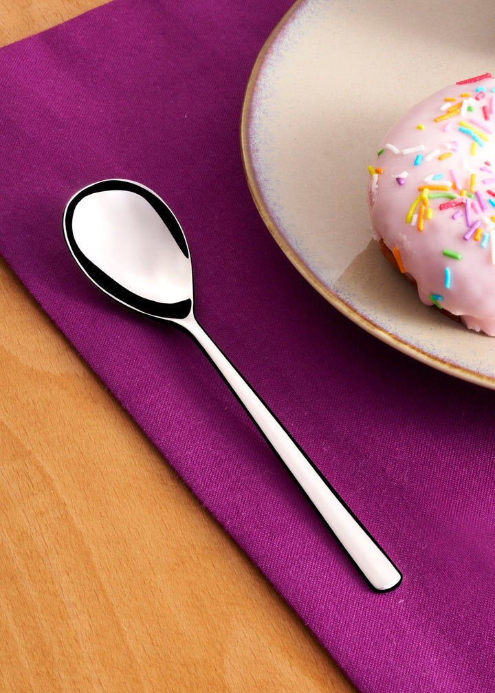 Stainless Steel Tea Spoon | 6.29", Silver, Pack of 12