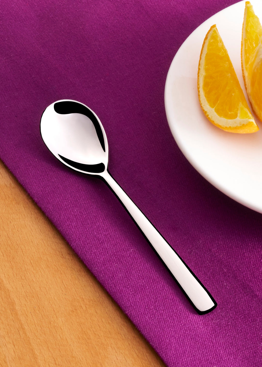 Stainless Steel Mocca Spoon | 4.8", Silver, Pack of 12