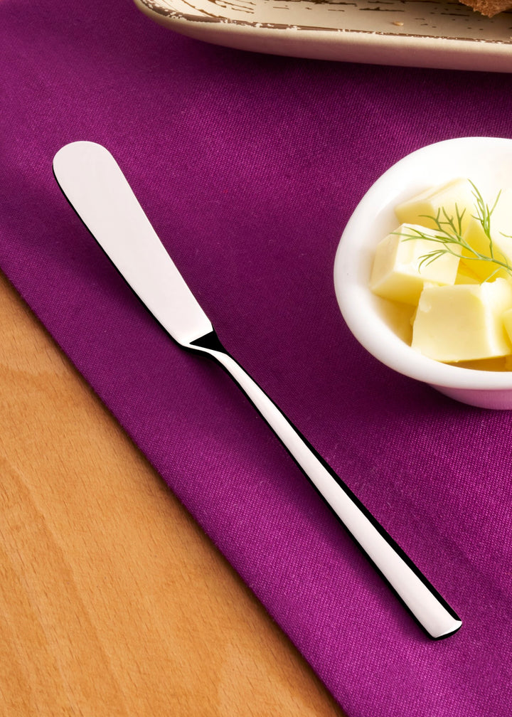 Stainless Steel Butter Spreader | 7", Silver, Pack of 12
