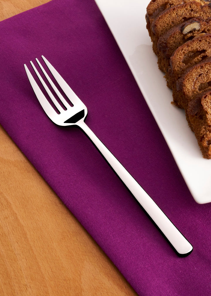 Stainless Steel Salad/Dessert Fork | 7.5", Silver | 12 Pcs