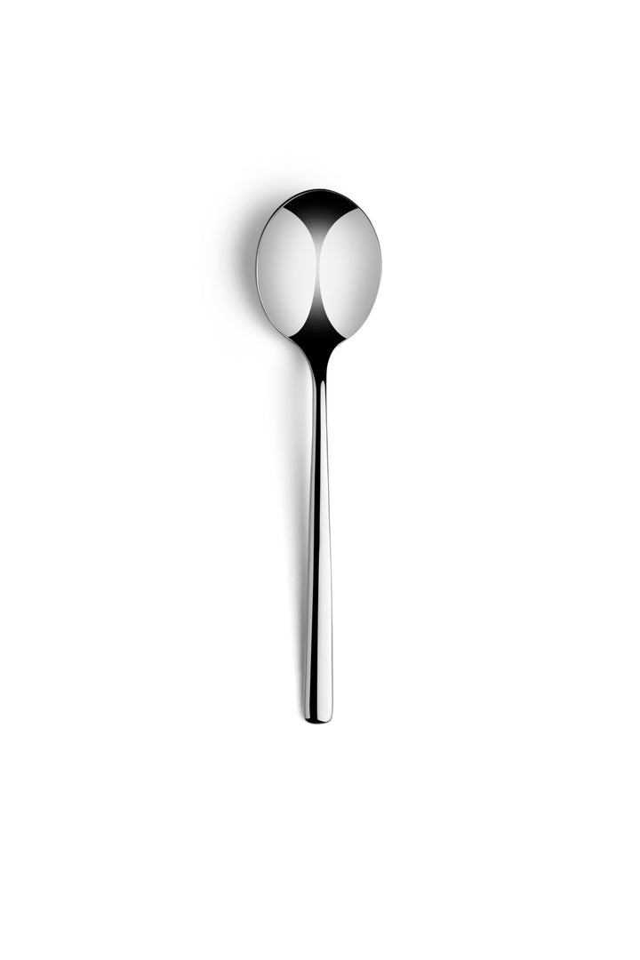 Stainless Steel Soup Spoon | 7.3", Silver, Set of 12