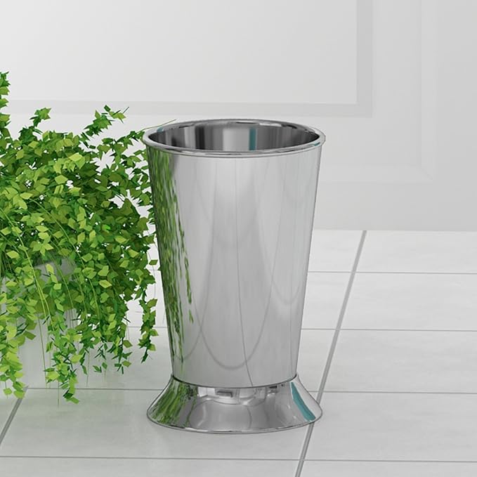 Tumbler Cup for Bathroom Vanity Countertops for Rinsing, Drinking, Storing Dental Accessories and Organizing Makeup Brushes | Shiny Finish