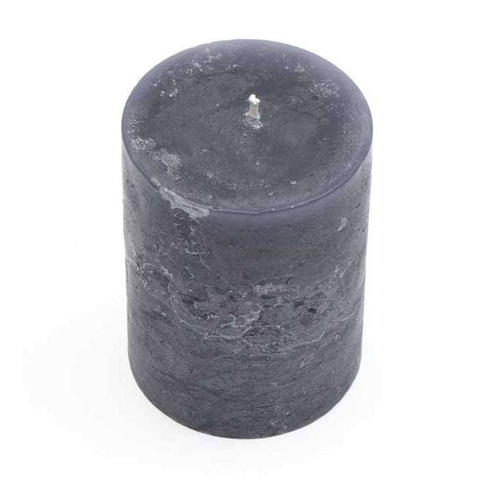 Mini Rustic Pillar Candle Set Of 4