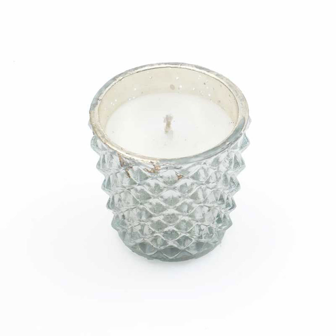 6.3Oz Mercury Glass Votive