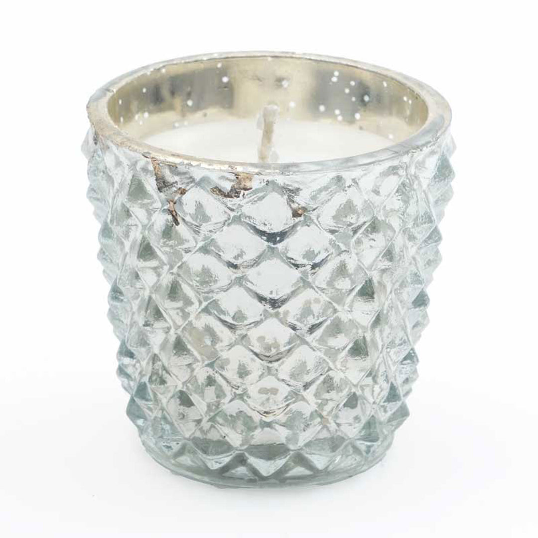 6.3Oz Mercury Glass Votive